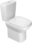 Inodoro dos piezas doble descarga 3 y 6 litros 700 gramos blanco Flex Deca P.380.17+CD.00F.17+AP.386.17+SP.121.01+AV.90.01+4608.C.040