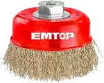 Cepillo copa liso 3" Emtop ULWCB10755