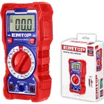 Tester multimetro digital 200mV/2V/20V/200V/600V 2000 counts Emtop EDMR16001