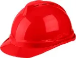 Casco de seguridad rojo con barboquejo Emtop ESHT0804 (sust. ESHT0321)