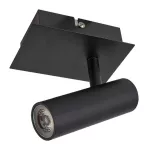 Lampara spot LED 6W 100-240V 3000K negro Acrux Tecnolite 6LVCLED891MV30N
