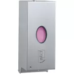 Dispensador de jabon automatico 850 ml satinado Bobrick 2012 (requiere 3 baterias C 1.5V)