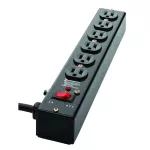 Regleta 6 tomas con breaker de 15A reseteable Intermatic IG112663BLK10