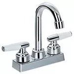 Grifería para lavatorio de 4" alta manija recta plástico cromo Prime 9315-2827 (NO incluye desagüe)