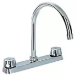 Griferia para fregadero de 8” cuello alto plastico cromo Prime 9303HC-0647