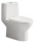 Inodoro una pieza doble descarga 3.5 y 4.8 litros 600 gramos blanco Cannes Franz Viegener ZT407-PST-BL