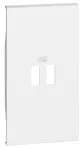 Cubierta para toma de carga 2 modulos blanco Living Now Bticino KW12C