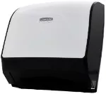 Dispensador manual de toallas de papel interfoliadas blanco y negro Kimberly Clark 30217686