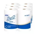 Toalla de papel en rollo 200 metros Basic Scott 30224771 (6 por paquete)