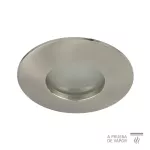Lampara empotrada redonda GX5.3 50W 100-240V a prueba de vapor satinado Adria I Tecnolite 10YD101MVS