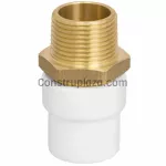 Adaptador macho PVC con inserto metalico 12 mm (1/2") Durman