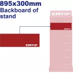 Placa para gondola Emtop EPMPSTC01 (pieza)