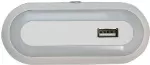 Lampara veladora LED 15A 125V con fotocelda y USB 2.1A 5V Eagle DR-L01