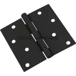 Bisagra de puerta 512 4" negro National Hardware N241-208