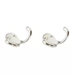 Percha doble 163 niquel satinado National Hardware N325-522 (paquete 2)