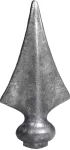 Punta lanza inglesa 140 mm (14 mm) hierro forjado decorativo 125/2