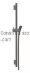 Barra para ducha 650 mm cromo negro cepillado Unica S Hansgrohe 28632340