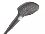 Regadera telefono 120 3jet cromo negro cepillado Raindance Select E Hansgrohe 26520340