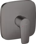 Mezclador para ducha monomando sin desviador cromo negro cepillado Talis E Hansgrohe 71765340 (NO incluye cuerpo interno)