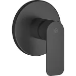 Mezclador para ducha monomando sin desviador negro mate Coty Franz Viegener Z108/D90-NG