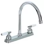 Griferia para fregadero de 8” cuello ganso alto plastico cromo Prime 9303HC-2827