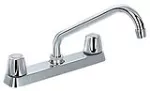 Griferia para fregadero de 8” cuello curvo alto plastico cromo Prime 9303HS-2881
