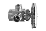 Llave de control doble 1/2" x 3/8" x 3/8" Coflex IP-140