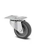 Rueda giratoria de hule gris 25 mm 10 kg Tente T09457 / 1430 PJI 025 P60-35x30