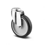 Rueda giratoria de poliuretano gris para pin 100 mm 70 kg Tente T06810 / 1470 PAO 100 P30-11