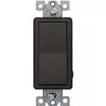 Interruptor sencillo 4 vias 15A 220V negro Decor Eagle 6504-BK