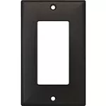 Placa sencilla negra Decor Eagle 2151-BK