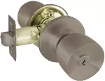 Cerradura pomo con llave laton antiguo York Yale 0008980