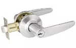Cerradura manija con llave cromo satinado Dover Yale 0009012