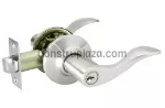 Cerradura manija con llave cromo satinado Aston Yale 0009018