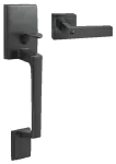 Cerradura principal negro satinado Liverpool + Bari Yale 0011285