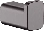 Percha cromo negro cepillado AddStoris Hansgrohe 41742340