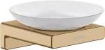 Jabonera para pared bronce cepillado AddStoris Hansgrohe 41746140