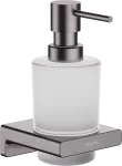 Dispensador de jabon para pared cromo negro cepillado AddStoris Hansgrohe 41745340