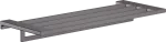 Toallero con repisa 630 mm cromo negro cepillado AddStoris Hansgrohe 41751340