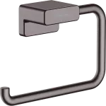 Portapapel cromo negro cepillado AddStoris Hansgrohe 41771340