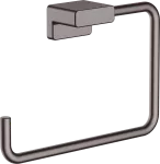 Toallero de manos anillo cromo negro cepillado AddStoris Hansgrohe 41754340