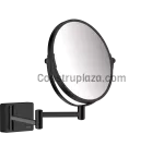 Espejo de afeitar redondo negro mate AddStoris Hansgrohe 41791670