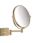 Espejo de afeitar redondo bronce cepillado AddStoris Hansgrohe 41791140