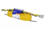 Extension electrica reforzada aterrizada 1 toma 8 metros amarilla 13A 14AWG Volteck ERA-8X14 / 48067 