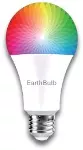 Bombillo inteligente LED dimeable E27 A19 9W 120V 800lm multicolor RGBW 120V WiFi UL EarthBulb LA199RGBWES / 11484