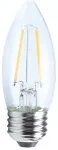 Bombillo LED dimeable vintage E26 B10 4W 120V 330lm 2700K (filamento tipo vela) UL EarthBulb LB10427DCFILE26 / 11229