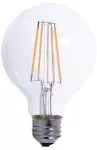 Bombillo LED dimeable vintage E26 G25 5W 120V 450lm 2700K (filamento) UL EarthBulb LG25527DCFIL9 / 11199