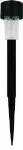 Lampara solar mini poste LED negro luz blanca Prime