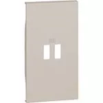 Cubierta para toma USB K4285C2 - K4286C2 - K4287C2 2 modulos arena Living Now Bticino KM12C
