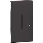 Cubretecla iluminable para dimmer K4411CM2 2 modulos negro Living Now Bticino KG33M2